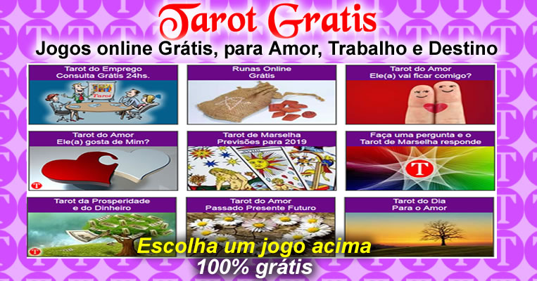 Tarot Grátis, Jogos de tarot online, Runas online.